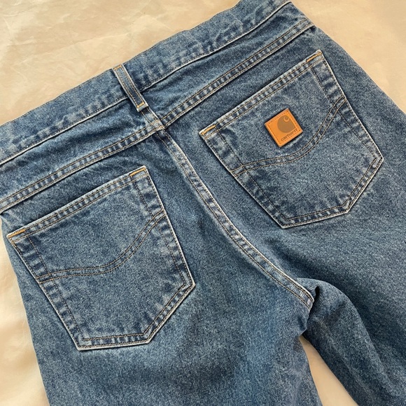 Carhartt Relaxed Fit Blue Jeans 30x32 - Picture 5 of 9